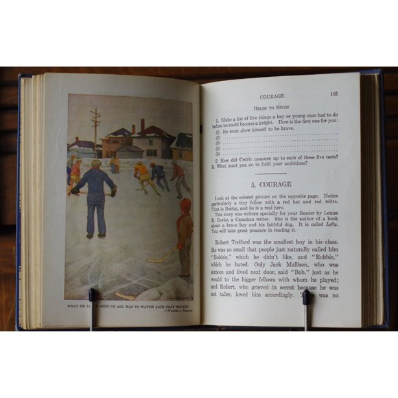 Vintage School Reader, Highroads To Reading Book Four 1930s W J Gage/ Nelson - Picture 5 of 8